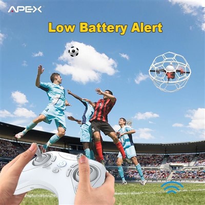 Harjattu jalkapallodroni kilpailuharjoitteluun