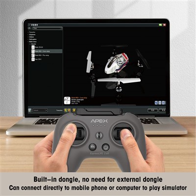 RC Radio Transmitter Elrs 2.4G tukee FPV-simulaattoreita